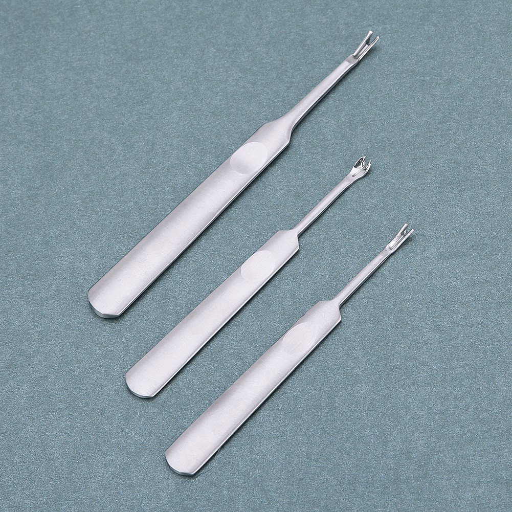 Honana Stainless Steel U or V Shape 2 Optional Size Stitching Groover Leathercraft Skiving DIY Tool