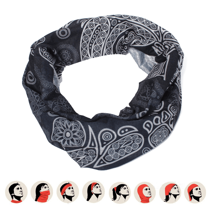 Multifunction Bandana Uv-Proof Windproof Elastic Face Mask Neck Head Gaiter Cycling Fishing Outdoor