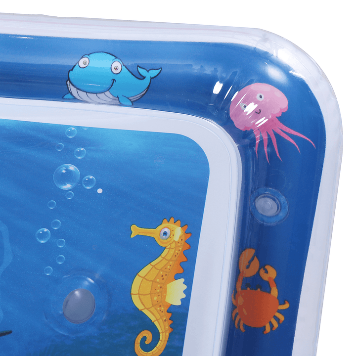 Inflatable Infants Baby Water Mat Toys Tummy Time Activity Mat for Baby Fun Activity Play Center Baby Toddler Toys