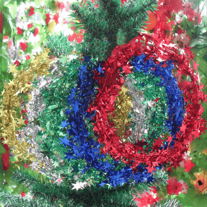 5M Christmas Xmas Tree Decoration Star Rattan Ornament