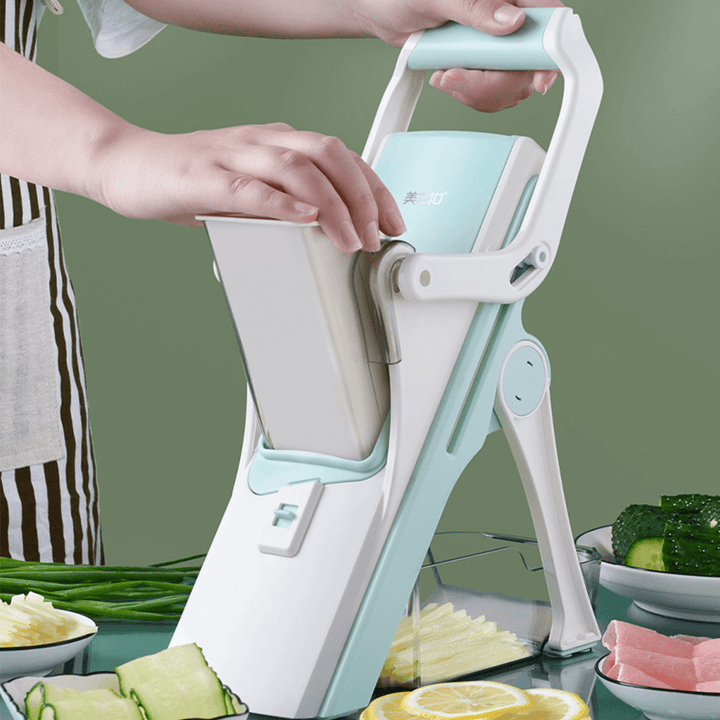 5-In-1 Multisloicer Manual Silcer High Adjustablr Grater Cutter for Slicing Vegetables Fruits Food