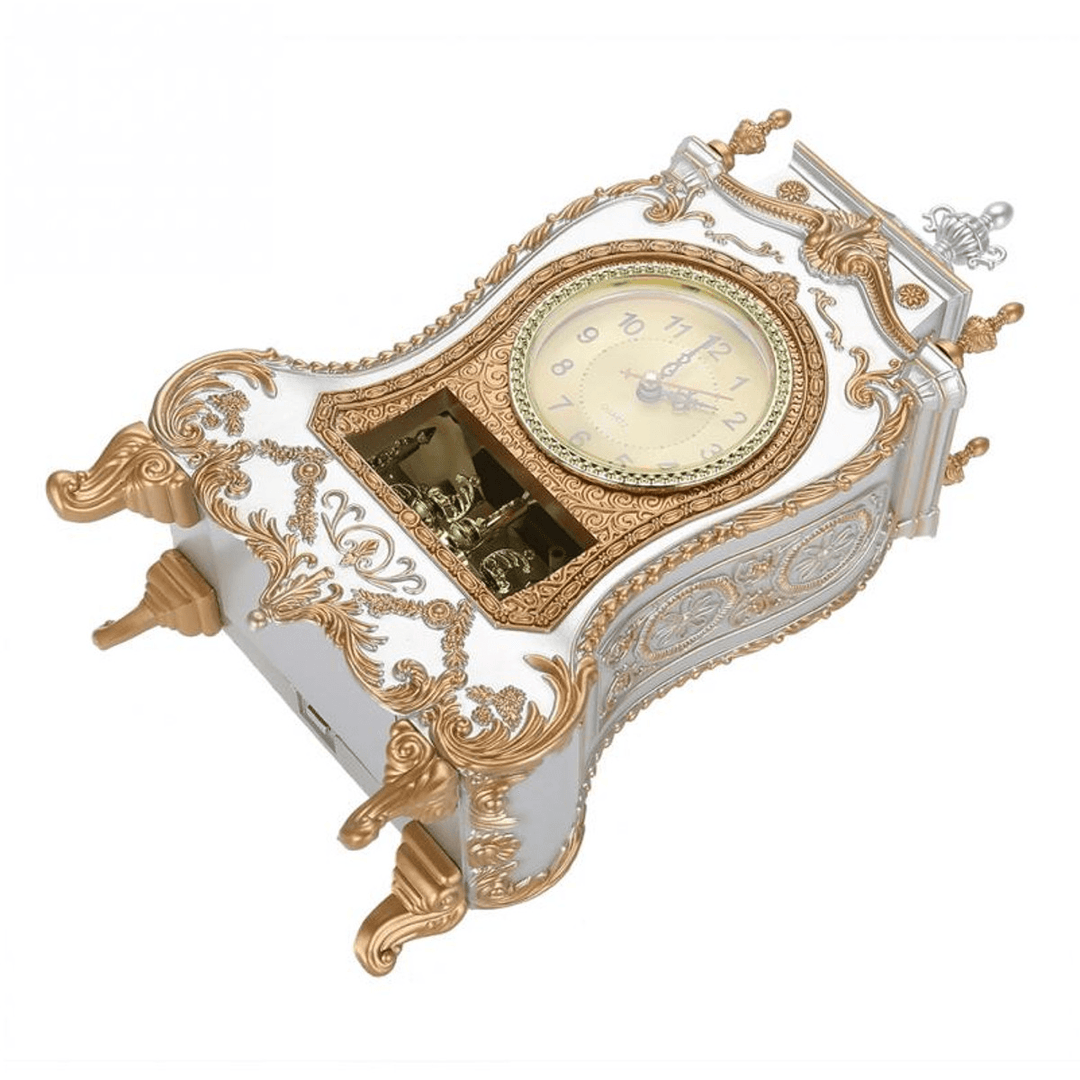 Desk Pendulum Alarm Clock Vintage Clock Classical Cabinet Creative Imperial Furnishing Sit Pendulum Clock