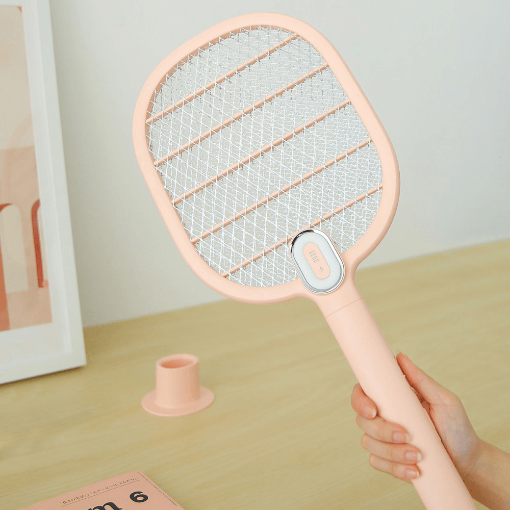 3Life Electric Mosquito Swatter Mosquito Dispeller Rechargeable LED Electric Insect Bug Fly Mosquito Killer Racket 3-Layer Net