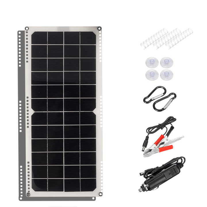 20W Folding Soft Solar Panel Solar Battery Charging Mobile Phone Charger