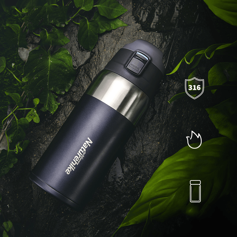 Naturehike NH18T001-T 600Ml Vacuum Cup 316 Stainless Steel Insulation Water Bottle Sports Travel