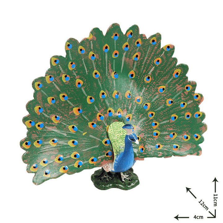 Children'S Solid Simulation Bird Peacock Decoration Ornaments