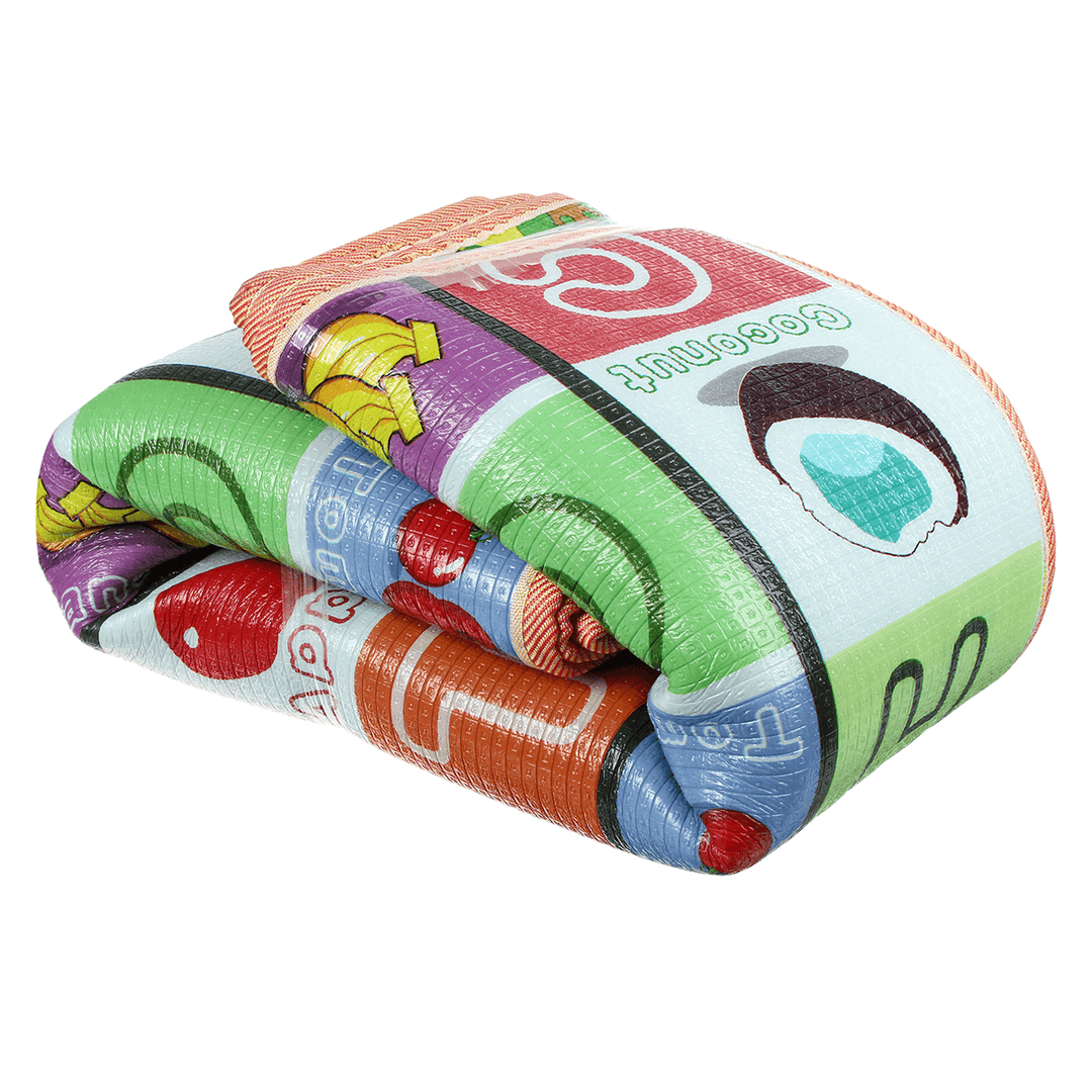 1.2/1.5/2X1.8M Waterproof Non-Slip Baby Kids Floor Play Mat Children Game Blanket Crawling Carpet Cushion Pad