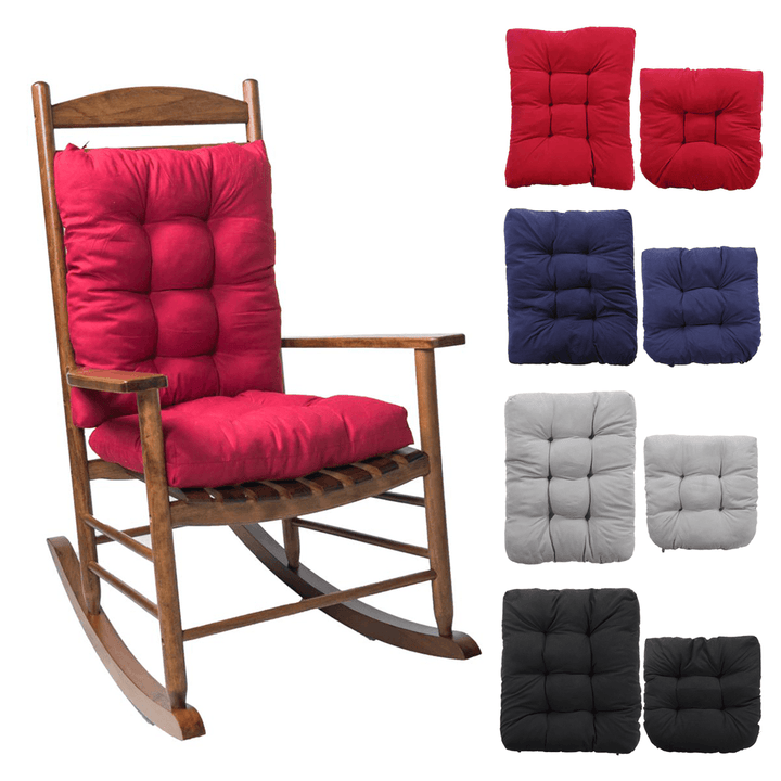 Rocking Chair Cushion Seat Back Cushion Non-Skid Chair Pad Rocking Chair Recliner Mat for Office Sofa Home