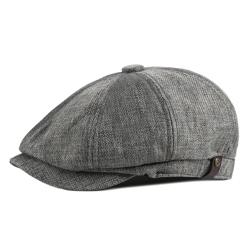 Thin, Breathable, Imitation Linen Cap