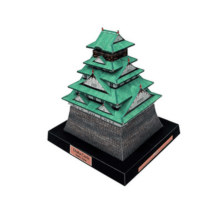 3D Paper Model of Famous Japanese Buildings