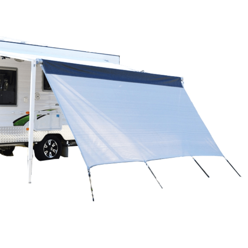 3.7M/2.8M Caravan Privacy Screen Tent Sun Shade Sunscreen for 13'/10" Roll Out Awning