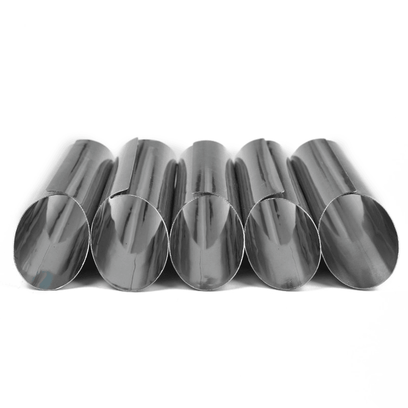 8 Pcs Danish Tube Cream Molds Stainless Steel DIY Croissant Mold Baking Mold Cake Tools