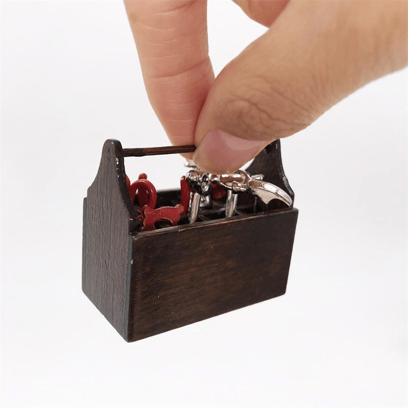 Photographic Props Miniature Toolbox Accessory Box