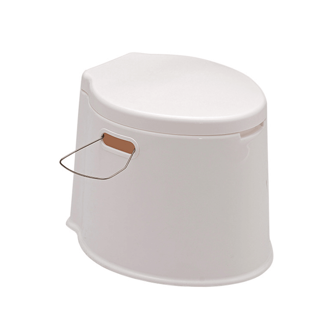 Multifunctional Mobile Toilet PP Board and Barrel Connected Bearing 100KG 5L