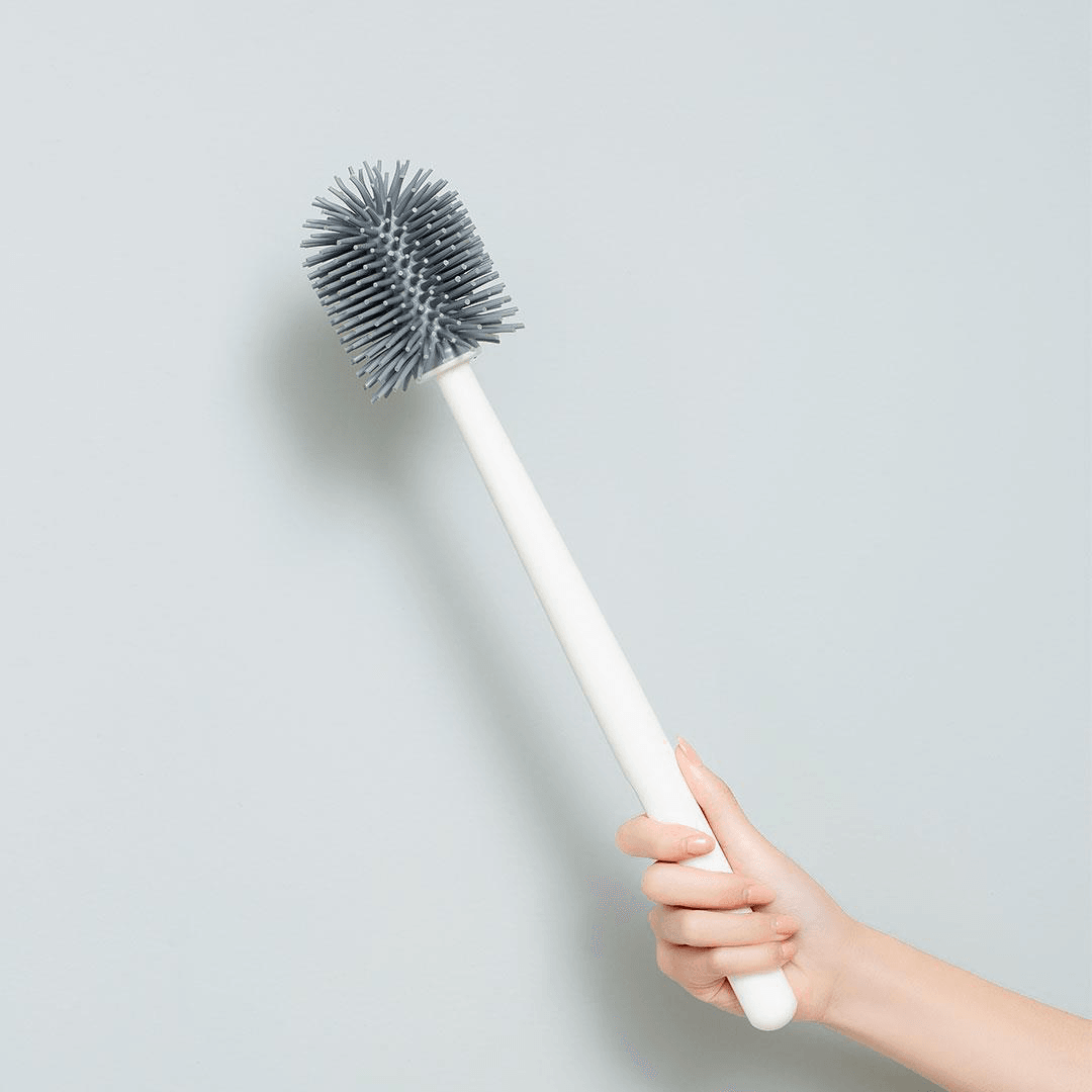 Xiaomi YB-05 Upright Storage Toilet Brush Cleaning Brush High TPR Soft Rubber PP Plastic Brush for Bathroom Toilet Floor from Xiaomi Youpin