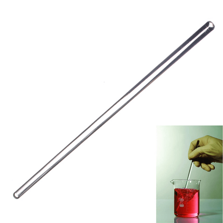 30Cm Glass Stirring Rod Home Brewing round Head Stirring Stick Rod Multifunction Bar Tool