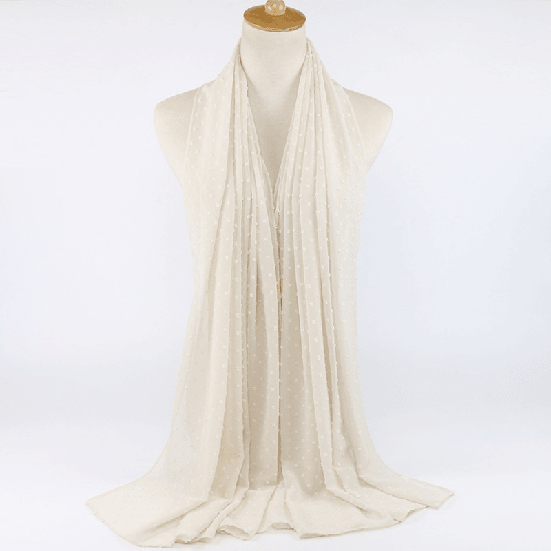 Thick Chiffon Long Scarf