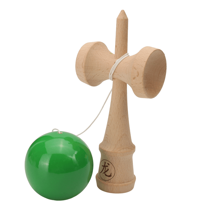 Wood Kendama Toy Professional Solid Skillful Juggling Ball Children Game Skill Toy - MRSLM