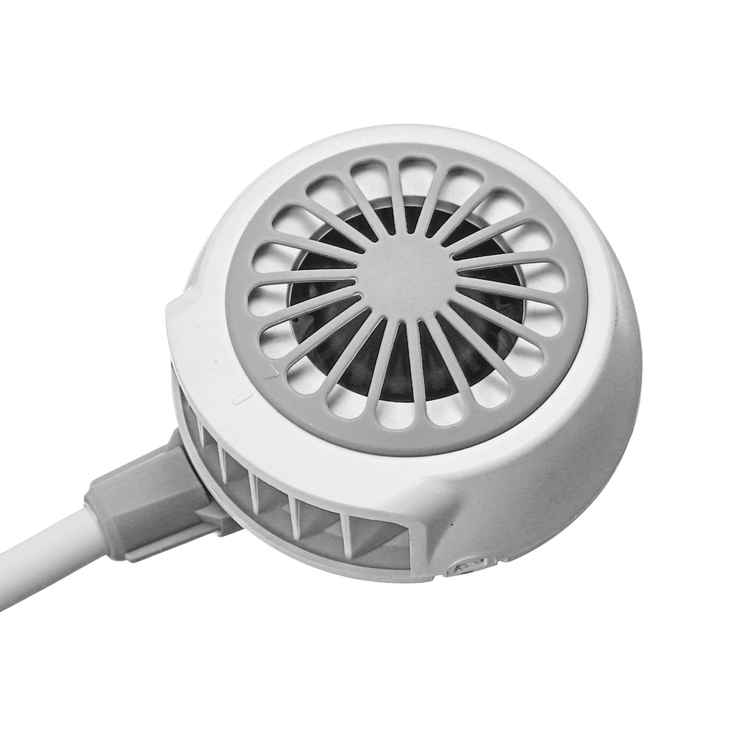 Mini USB Portable Fan Neck Fan Neckband with Rechargeable Battery Small Desk Fans Handheld Air Cooler Conditioner