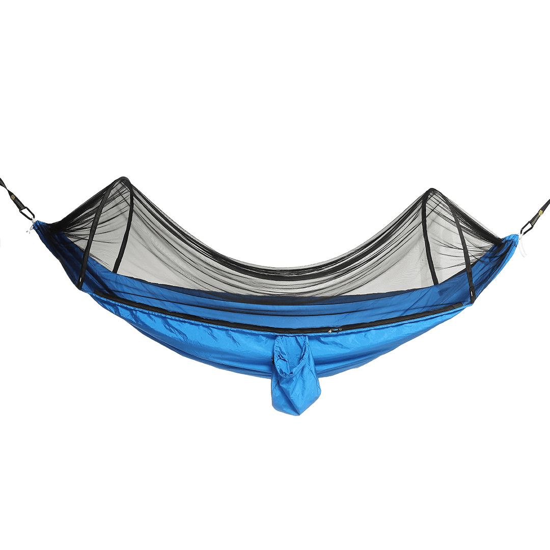 270*140Cm Automatic Quick Open Anti-Mosquito Hammock Mosquito Net Hammock Camping Outdoor with Tent Poles - MRSLM