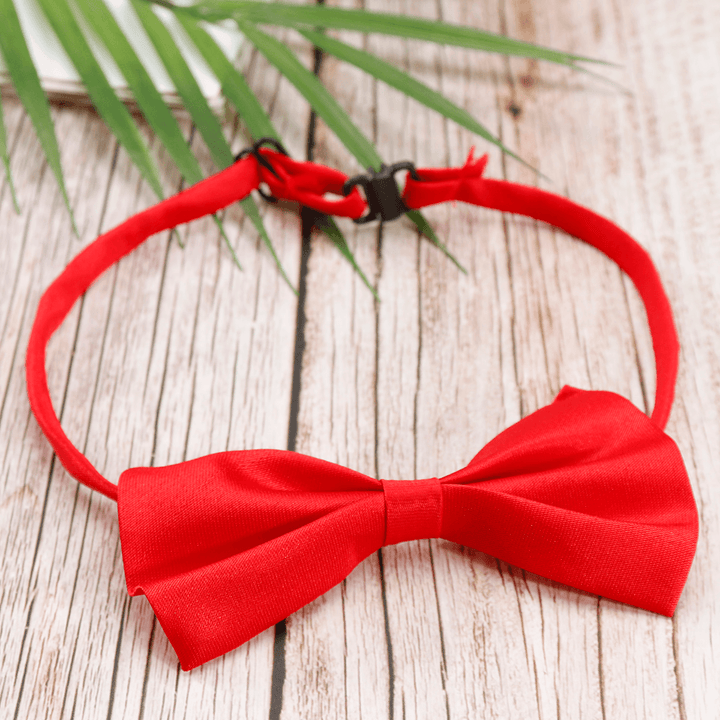 50 PCS Wholesale Pet Dog Puppy Cat Bowtie Necktie Bow Ties Pet Necklace Adjustable Strap for Cat Collar Dogs Accessories