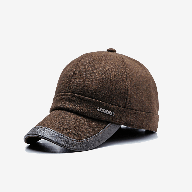 Men'S in Autumn and Winter Middle-Aged and Elderly Ear Protection Hat