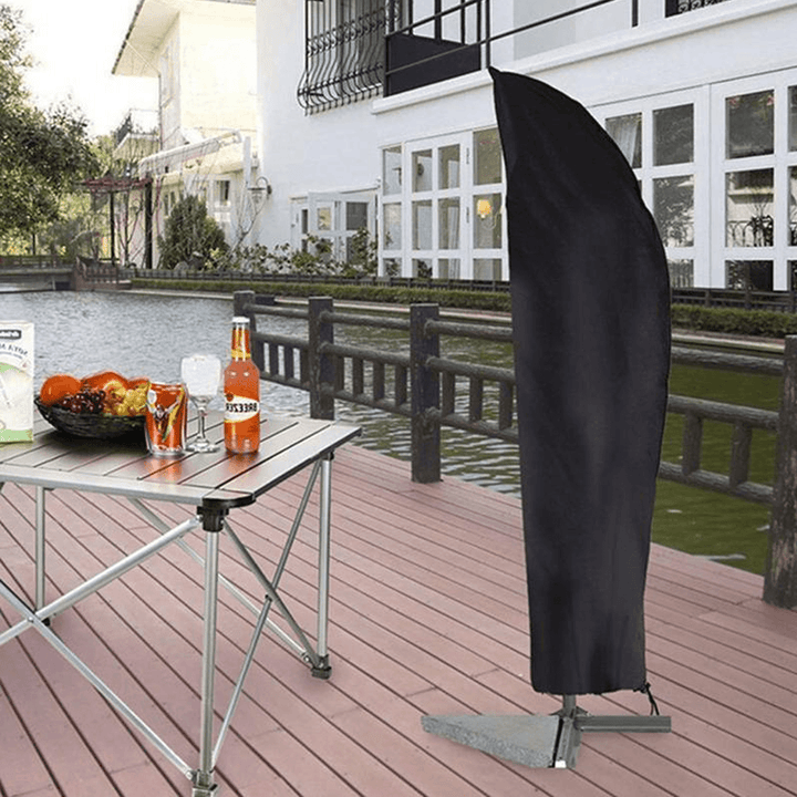 190/205/265/280Cm Parasol Canopy Bag Cantilever Waterproof Dustproof Umbrella Covers Outdoor Garden Patio