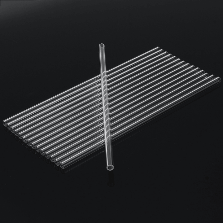 10Pcs 250Mm OD 7Mm 2Mm Thick Wall Borosilicate Glass Blowing Lab Tube