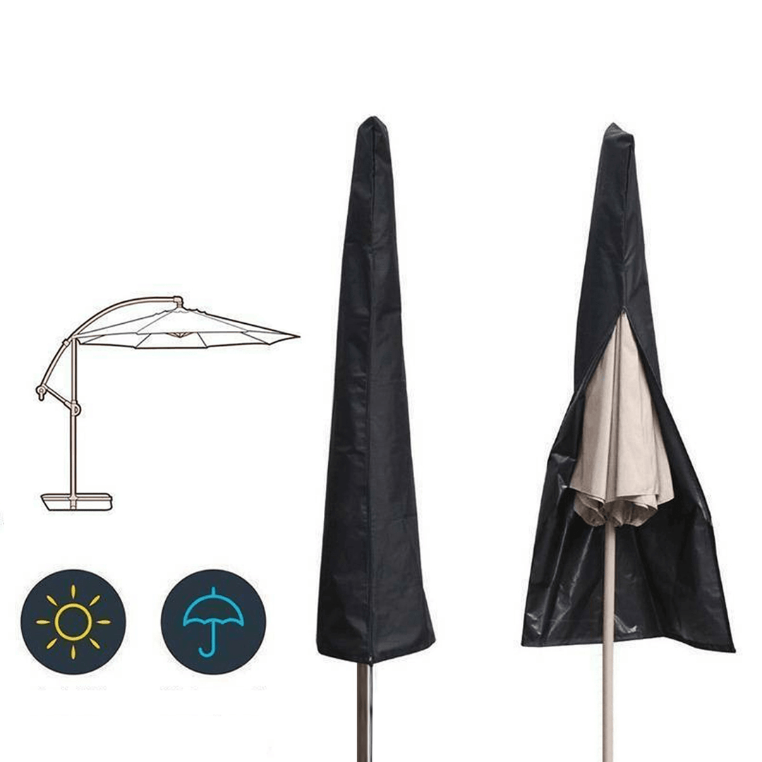 190/205/265/280Cm Parasol Canopy Bag Cantilever Waterproof Dustproof Umbrella Covers Outdoor Garden Patio