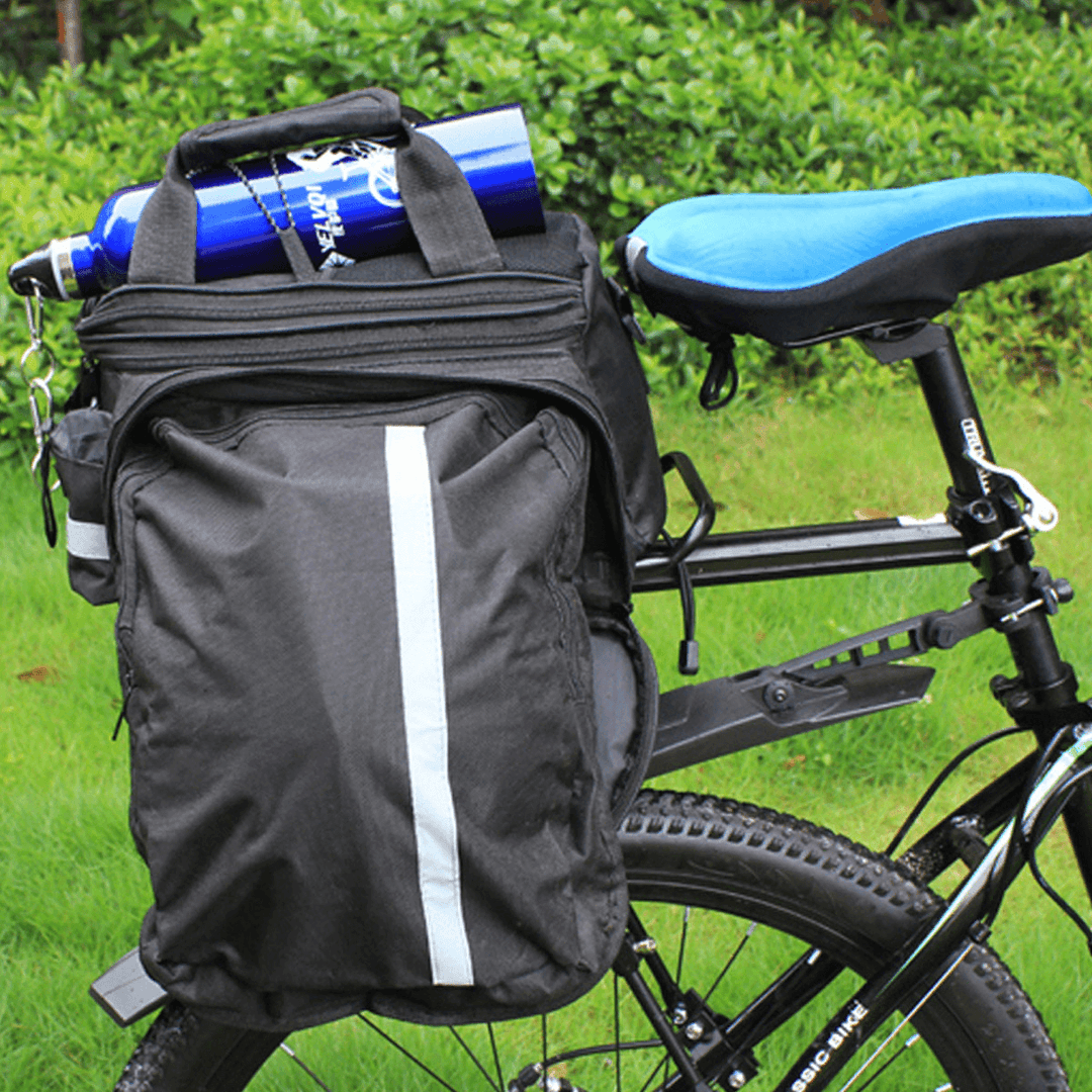 27L Bicycle Riding Package Large Capacity Waterproof Reflective Strips Outdoor Riding Bag