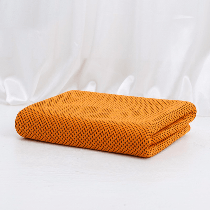 31X100Cm Microfiber Squishy Absorbent Summer Cold Towel Sports Hiking Travel Cooling Washcloth - MRSLM