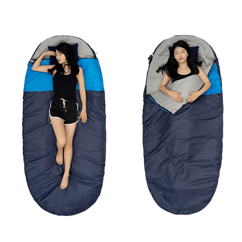 Widen Egg Shape Sleeping Bag Camping Lightweight Warmly Portable Sleep Bag for Adult Outdoor Hiking Travel