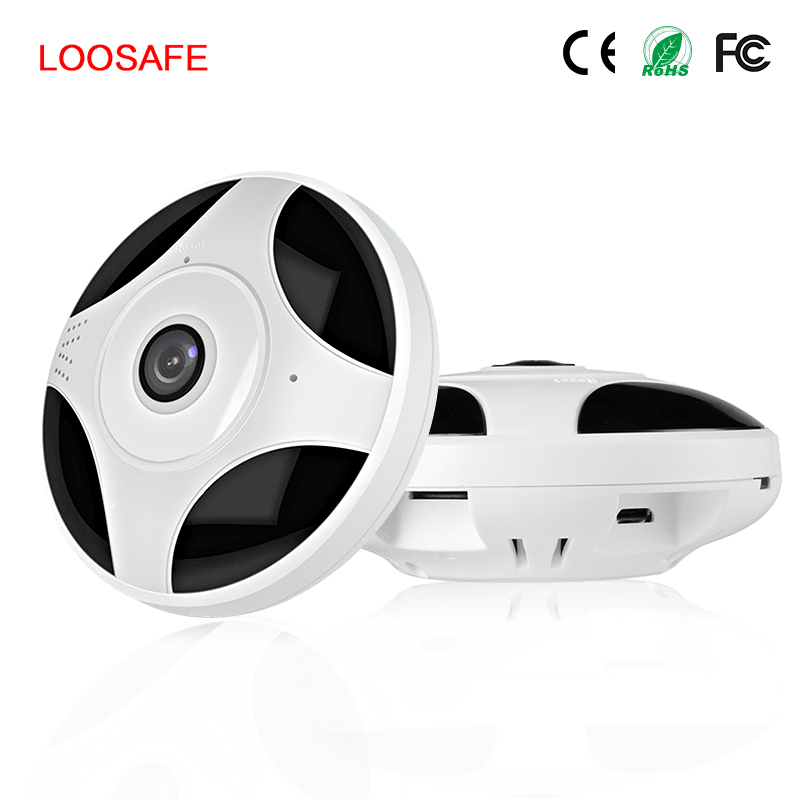 Loosafe LS-QJ27 Panoramic 1080P Built in AP Hotspot WIFI Camera ONVIF H.264 Infrared Night Version M-Otion Detection Baby Monitors