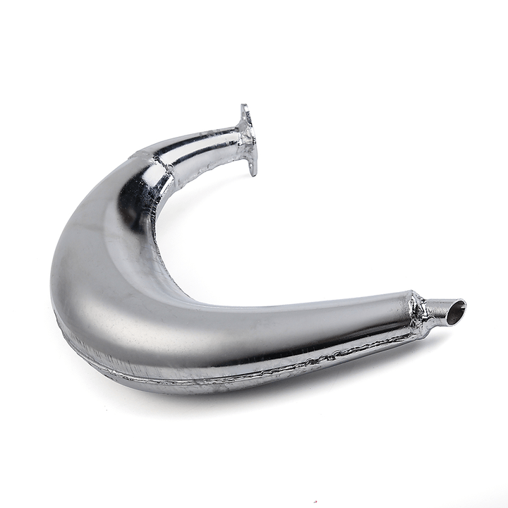 Chrome Muffler Exhaust Pipe for 80Cc 66Cc 49Cc Motorized Bicycle Engine Bike Cycling Accessories