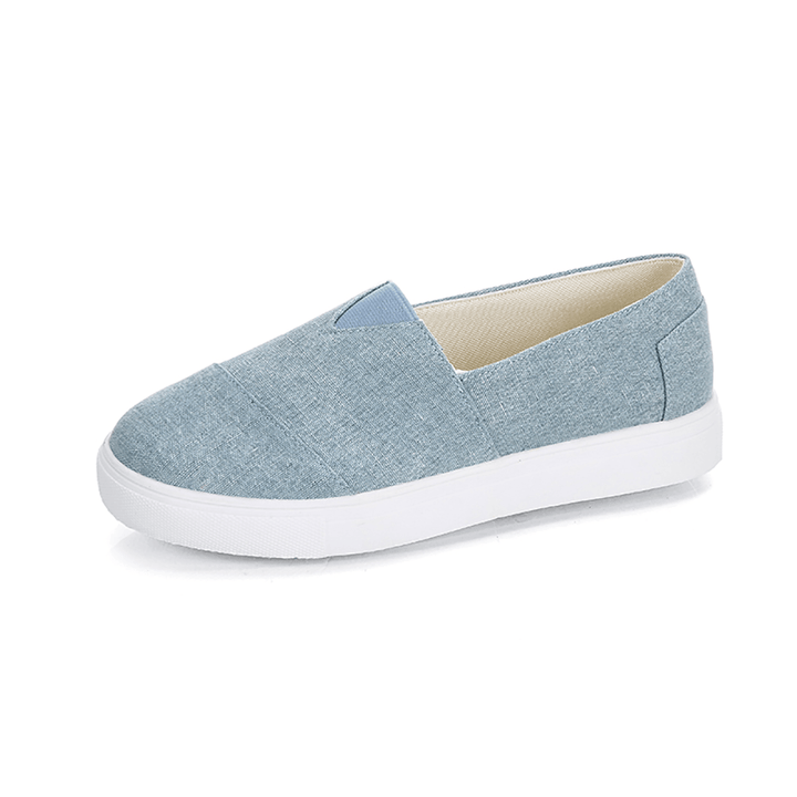 Solid Color Slip on Loafers