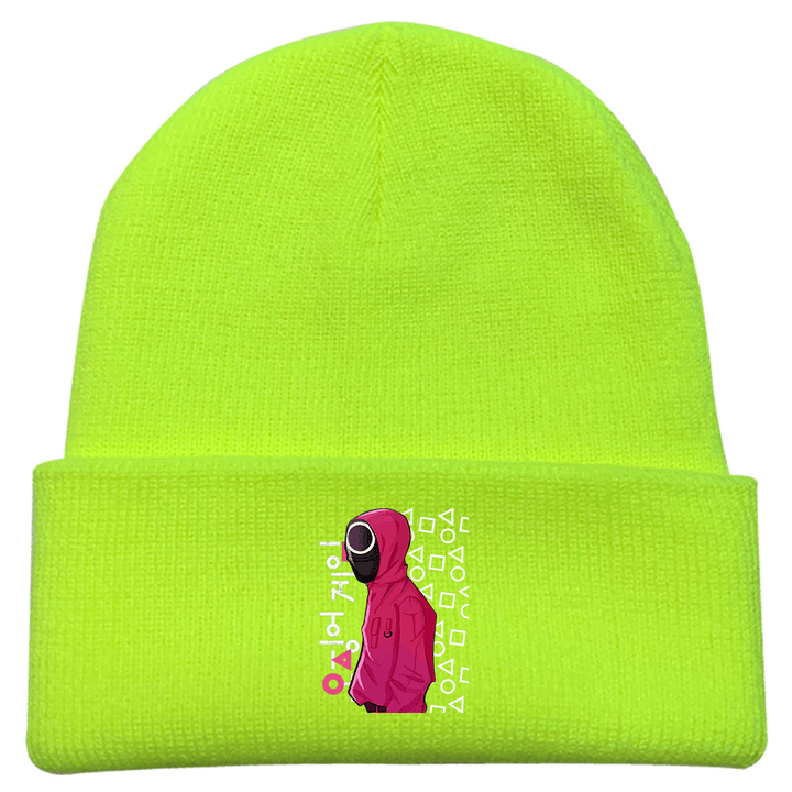 Simple Knitted 2D Digital Printing Elastic Cap