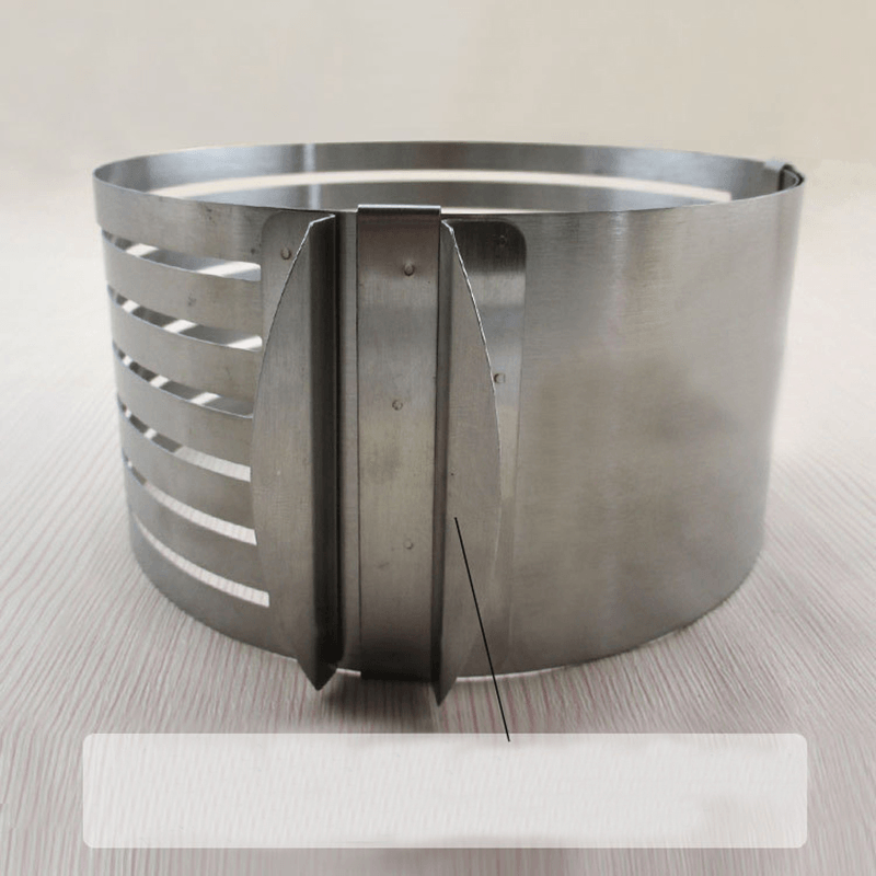 20Cm Adjustable Cut Layered Stainless Steel round Ring Circular Baking Mold Bakeware