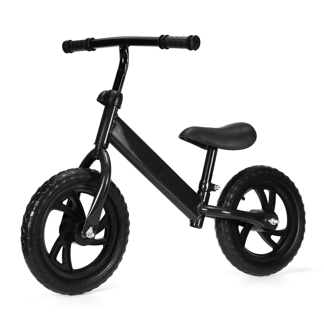 12Inch Kids Toddler No Pedal Balance Bike Adjustable Seat Walking Training Bicycle Kids Christmas Gift - MRSLM