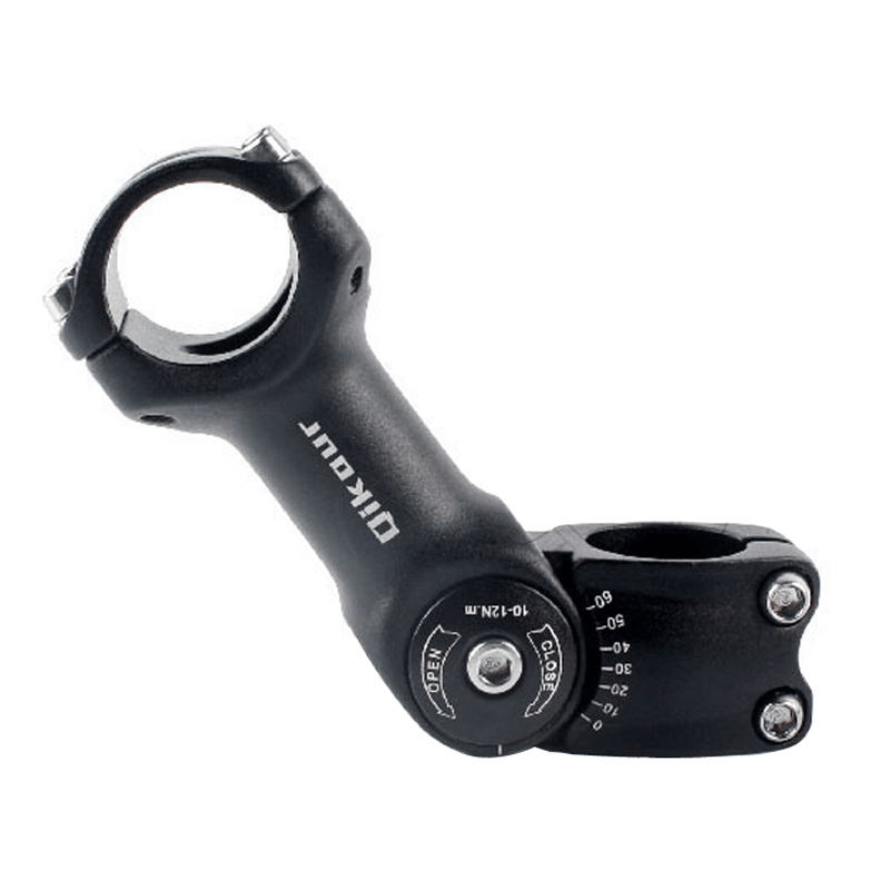 Qikour 25.4/31.8Mm 60¬∞ Adjustable Bike Stem Riser Road Mountain Bicycle Cycling Accessories