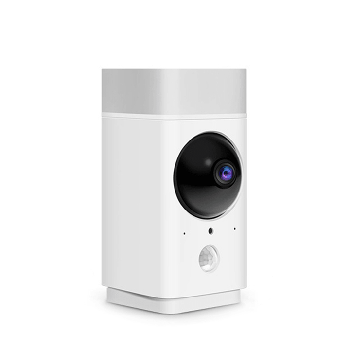 Indoor 1080P Wireless Panoramic LED Light IP Camera PT 360¬∞ IP Camera Two Ways Audio Google Alexa Assistant Wifi Camera Baby Monitors