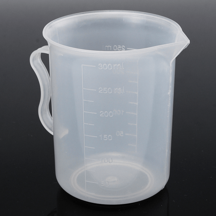 250Ml Plastic Measuring Cup Clear Double Graduated Cylindrical Measuring Jug