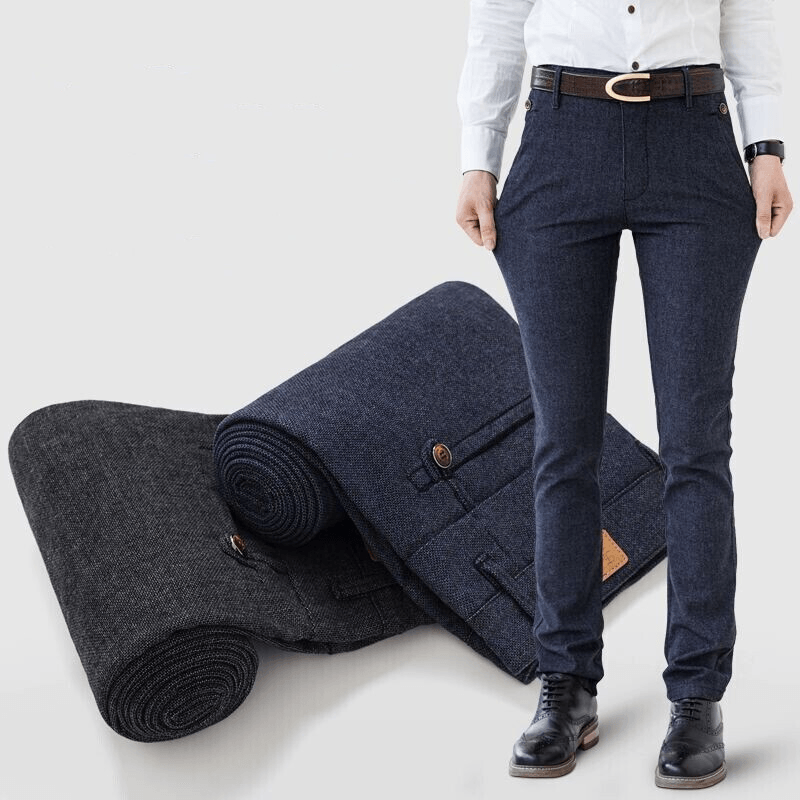 Men'S Casual Pants Business Casual Men'S Clothing