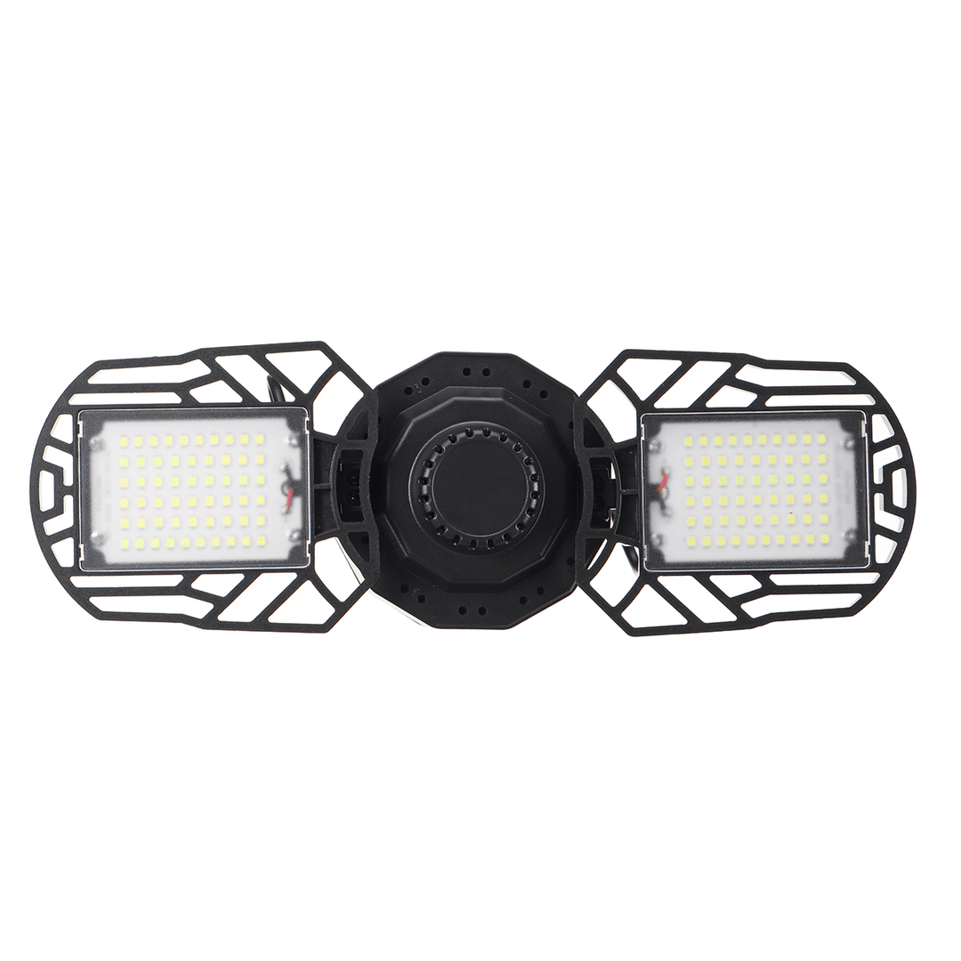 45W/60W Foldable Camping Light LED High Bay Light UFO Garage Ceiling Light Warehouse Light for Garage Utility Room Parking Area