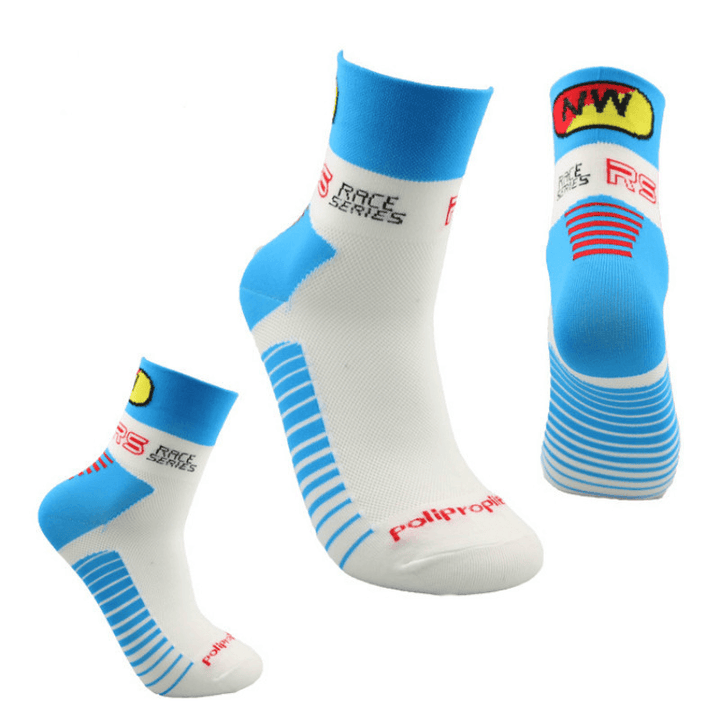 Professional Competition Cycling Socks Quick Drying and Perspiration