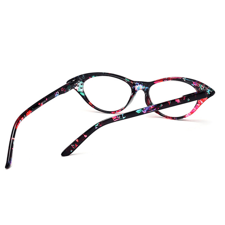 Women Cat Eye Flower Frame Reading Glasses