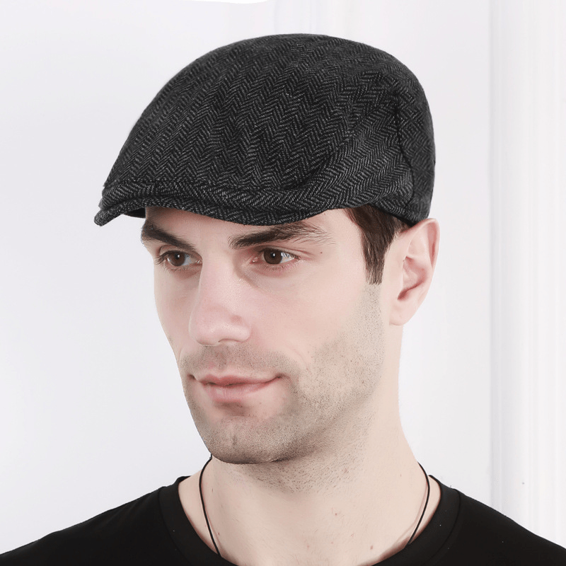 Men'S Creative Cotton Simple Beret