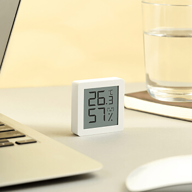 4Pcs XIAOMI Miaomiaoce Mini Version Electric Thermometer Hygrometer LCD Display High-Precision Temperature Humidity Sensor