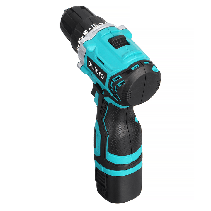 Drillpro 16.8V Brushless Electric Drill Driver Portable Rechargeable Screwdriver Power Tool W/ 1/2 Battery