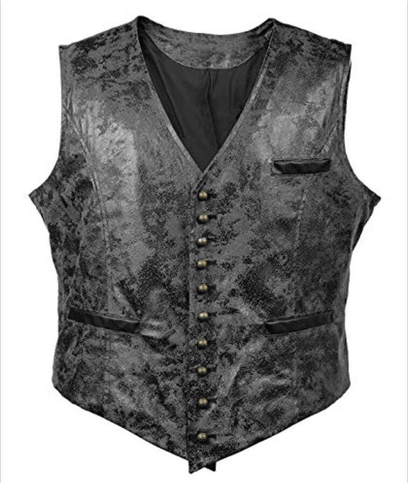 Suede Single-Breasted Waistcoat Trendy Waistcoat Vest