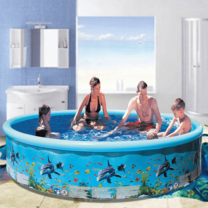 125/155/186/247Cm Retractable Inflatable Swimming Pool Large Family Summer Outdoor Play Party Supplies for Kids Adult